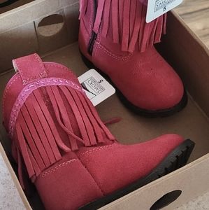 NIB Pink Toddler Cowgirl Boots